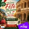 Grande Fête Italienne Courcelles  26-27 et 28 juin 2026